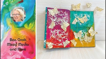 Altered Book   Part 1 Making a niche for Butterflies