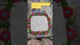 crochet square pattern table mat ♥️#diy #handmade # shorts ♥️
