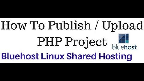 How to upload/publish PHP Project into remote server cpanel
