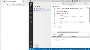 PHP and MySQL 3: Connect to a MySQL database with PHP