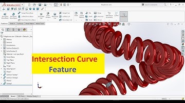 SolidWorks Tutorial: Telephone Wire by Using Intersection Curve Feature
