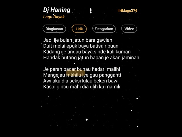 Dj Haning || Lagu Dayak class=