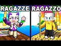 ZATTERA MASCHI contro FEMMINE in Minecraft!