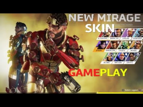 Apex Legends New Mirage Skin Gameplay Ps4 Youtube Apex Legends New Mirage Skin Gameplay Ps4 Youtube