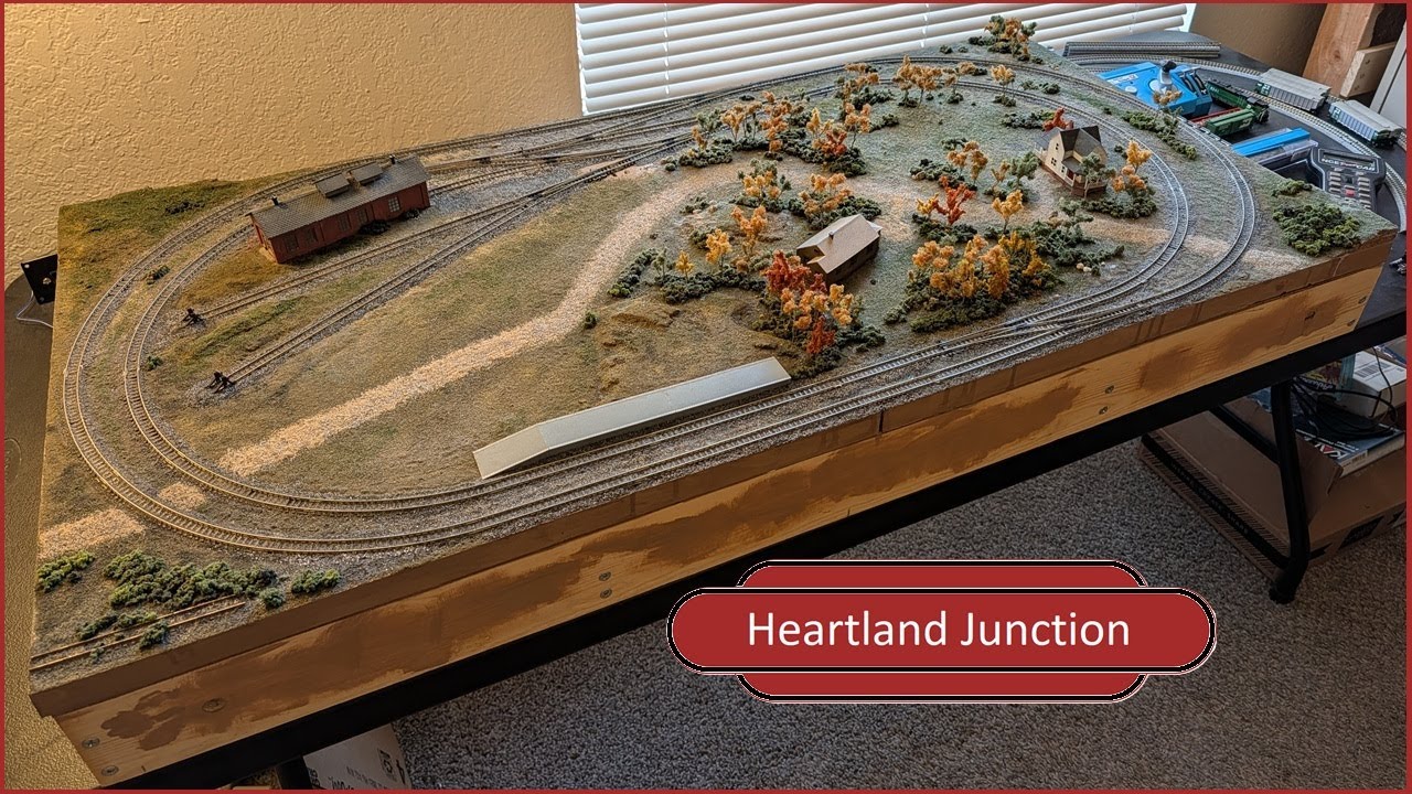 A Brief Look At My 2x4 N Scale Layout - Model Railroading In A Small Space: 1