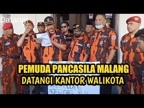 Pemuda Pancasila Malang Datangi Kantor Walikota