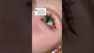 Beginners wear contact lens tutorial#mislens #contactlenses #lenscare #contactlensesforbeginners