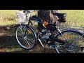 Обзор мотовелосипеда Stels 80сс, пробег 100 км | Stock motorized bicycle 80cc review