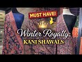 👑 Original kashmiri kani shawls | hand woven • light weight • luxury winter wraps Pakistani dresses 