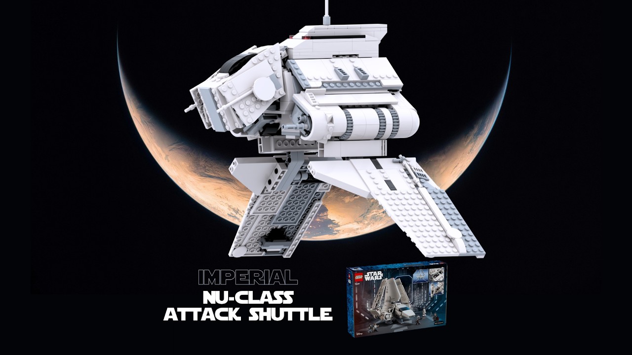 Imperial Nu-Class Attack Shuttle - LEGO alternative of 75459