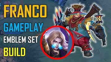 GLOBAL FRANCO GAMEPLAY | FRANCO BEST BUILD AND EMBLEM, 2022 #mlbb best by Sh4doW