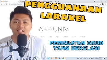 UAS WEB Pembuatan CRUD tabel Nilai, Mahasiswa dan Makul yang saling berelasi menggunakan LARAVEL