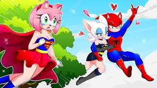The Love of Superheroes - Sonic !! Please Don't Break Amy's Heart.. | Sonic the Hedgehog 2 Animation