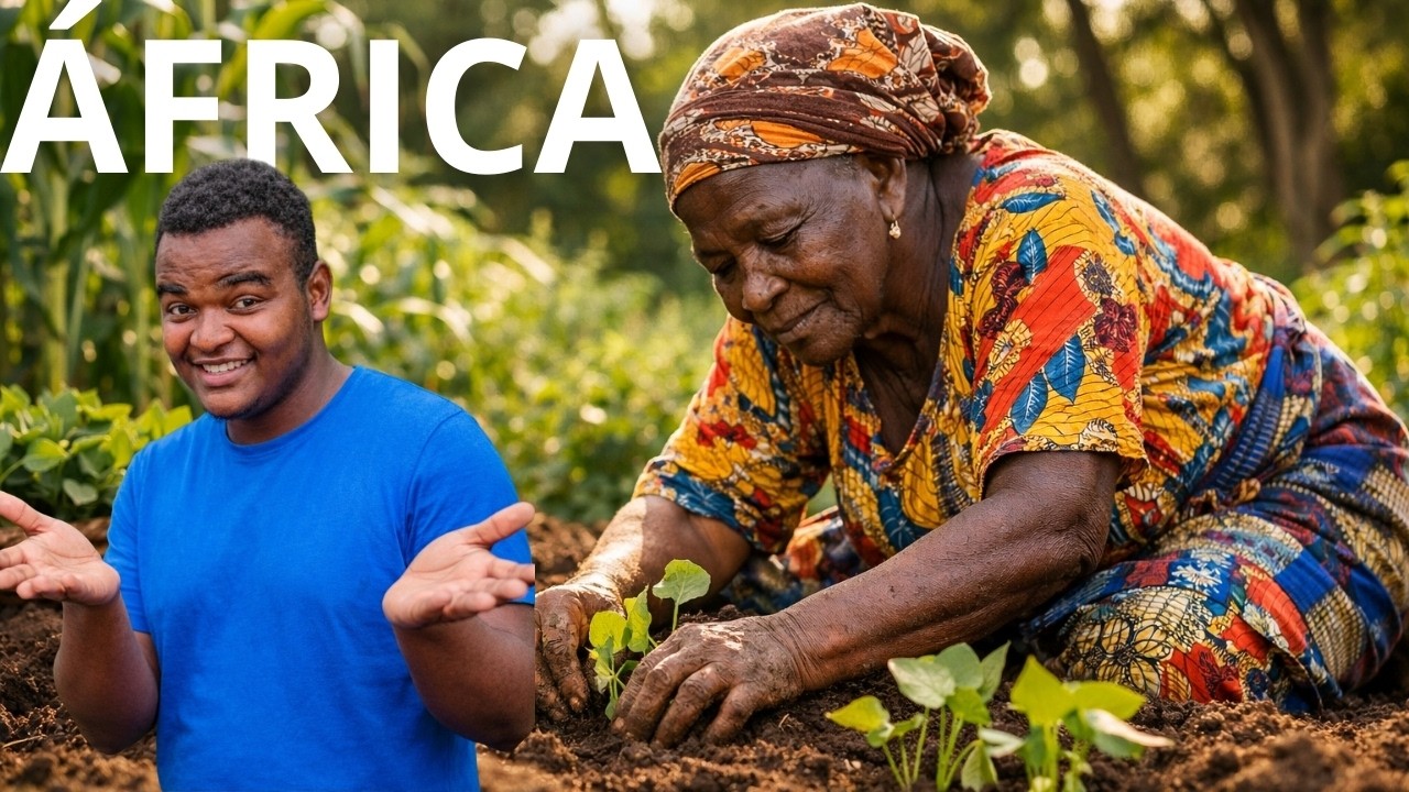 Aprendiendo de mi ABUELA  Como PLANTAR  Batatas de Manera Tradicional EN ÁFRICA