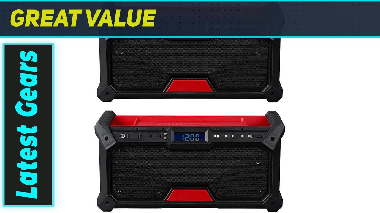 Milwaukee 2952-20: Best Jobsite Radio? Unboxing and Sound Test!Review