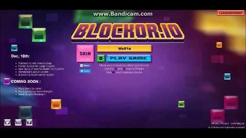 BLOCKOR.IO Fun gameplay! Reaching #2! NEW TETRIS ONLINE?? 2016