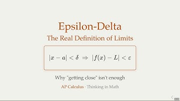 Epsilon-Delta Definition of Limits — Finally Makes Sense!