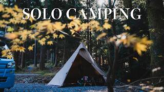 【ソロキャンプ】ユニフレームと無印良品で引きこもり鍋キャンプ