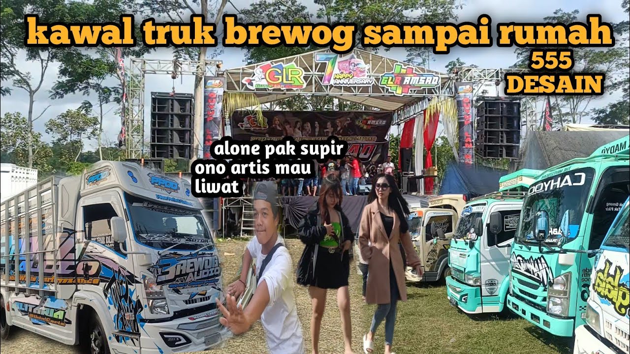 kawal Truk BREWOG sampai rumah abis ikut kopdar happy anniversary GLR AMSAD..‼️