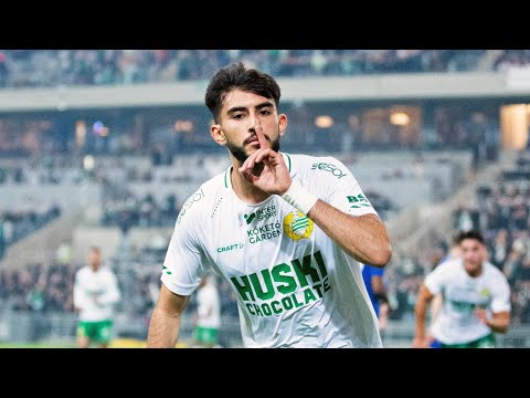الموهوب العراقي منتظر ماجد 17 عاما سجل الهاتريك وساهم بهدفين لفريقه هاماربي في كأس السويد 5 3 2023
