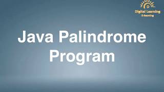 41 Java Palindrome Program | Online Training Download app from below link