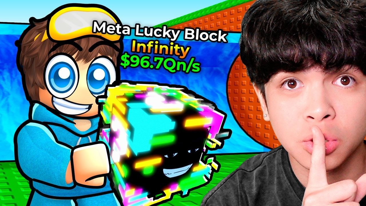 Using ONLY LUCKY BLOCKS in Escape Tsunami..