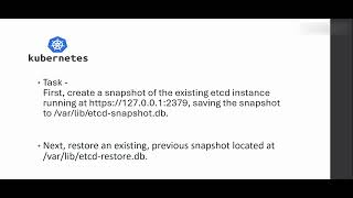 etcd Backup and Restore Explained