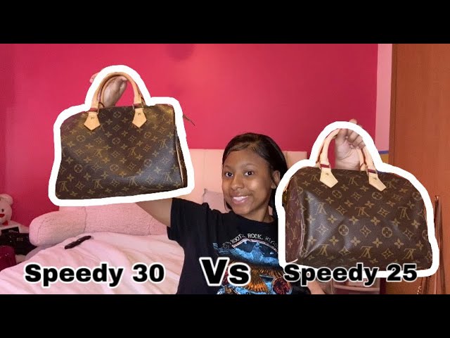 LOUIS VUITTON Speedy 25 vs Speedy 30 *in depth* REVIEW 