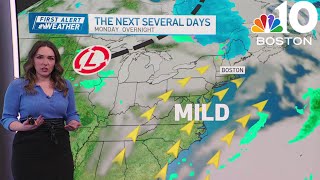 Mild stretch settling in over Boston | Forecast for Mass.