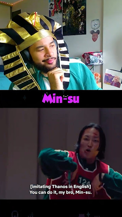 Bro did “You Can Do It My Bro Min-su!” 🦑💀