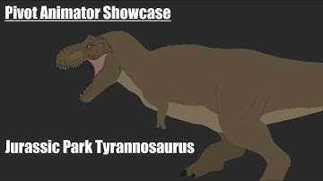 Pivot Animator - Jurassic Park Tyrannosaurus Showcase