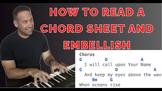Information Learn To Play Piano Praise And Worship Course | How To Read A Chord Sheet | Oceans | Spice Up Chords Update