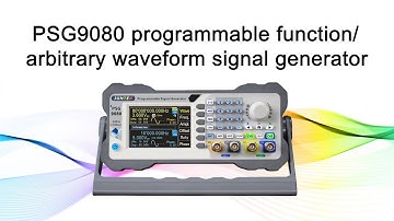 PSG9000 Series Programmable Function Arbitrary Waveform Signal Generator Usage Video