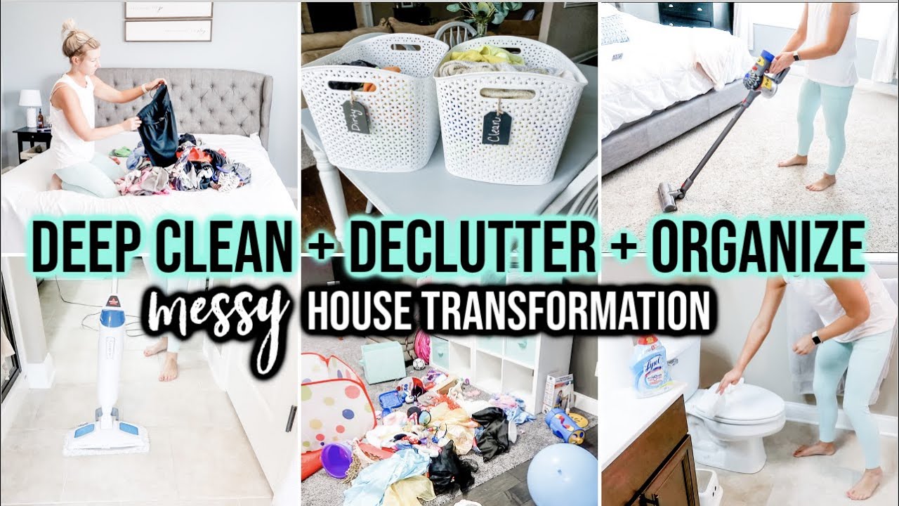 *NEW! EXTREME WHOLE HOUSE CLEAN + DECLUTTER + ORGANIZE WITH ME 2020 | MESSY HOUSE TRANSFORMATION