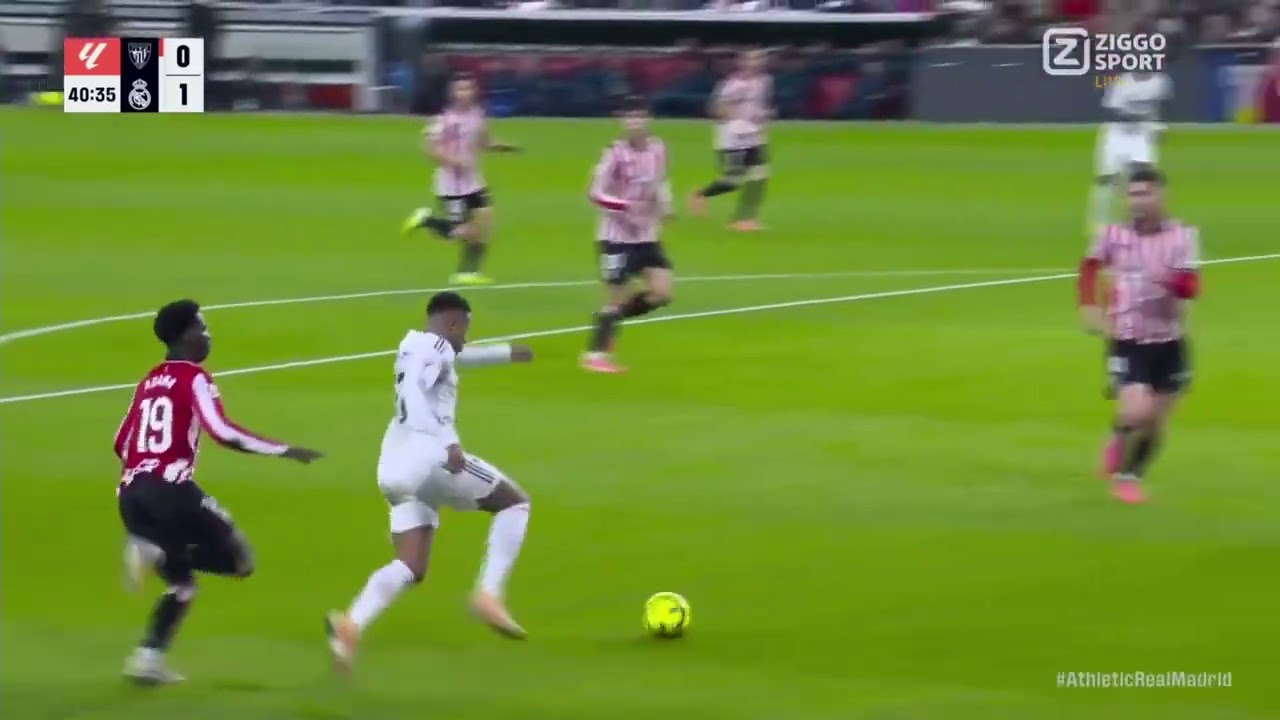 Mbappe dives shamelessly vs Bilbao( no yellow) 