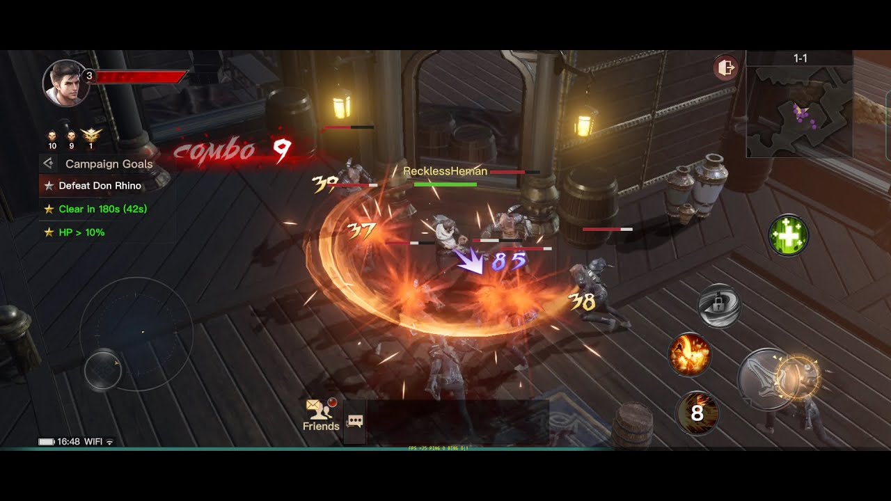 Dark Nemesis: Infinite Quest (by Nuverse) - free mmorpg slasher for Android and iOS - gameplay.