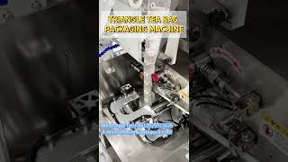 Triangle tea bag packaging machine#packingmachine #tea #sachet #automaticpackagingmachine #machine