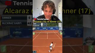 🚨FIRST MATCH Alcaraz(15) vs Sinner(17)! ¿Quién ganó?#alcaraz #sinner #firstmatch #tennis