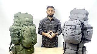 Tripole Colonel and Colonel Pro Rucksack | Trekking and Backpacking Rucksack With Detachable Bag Resimi