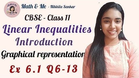 Class11 Ex6.1 Q6-13 Graphical rep Linear Inequalities #mathematics #cbse #maths #online #education