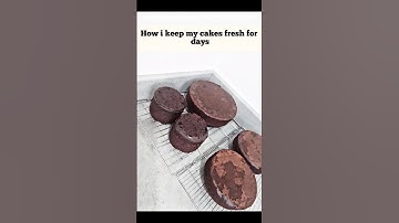 Stop your cakes from drying out!  #caketutorial #bakingtips #cakedecorating #westlothiancakes