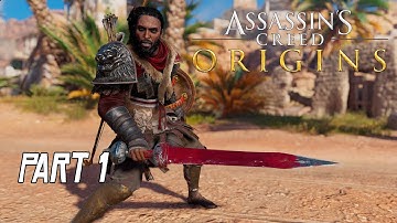Assassins Creed Origins Gameplay No Commentary Part 1 (HD Ultra Graphics) PC Gameplay