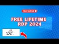 Unlock the secret how to get free windows rdp in 2024 for lifetime