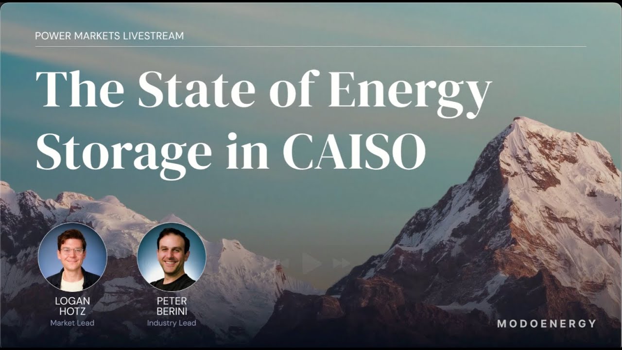 LIVESTREAM: The State of BESS in CAISO | October 2025