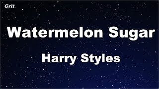 Video thumbnail of "Karaoke♬ Watermelon Sugar - Harry Styles 【No Guide Melody】 Instrumental"
