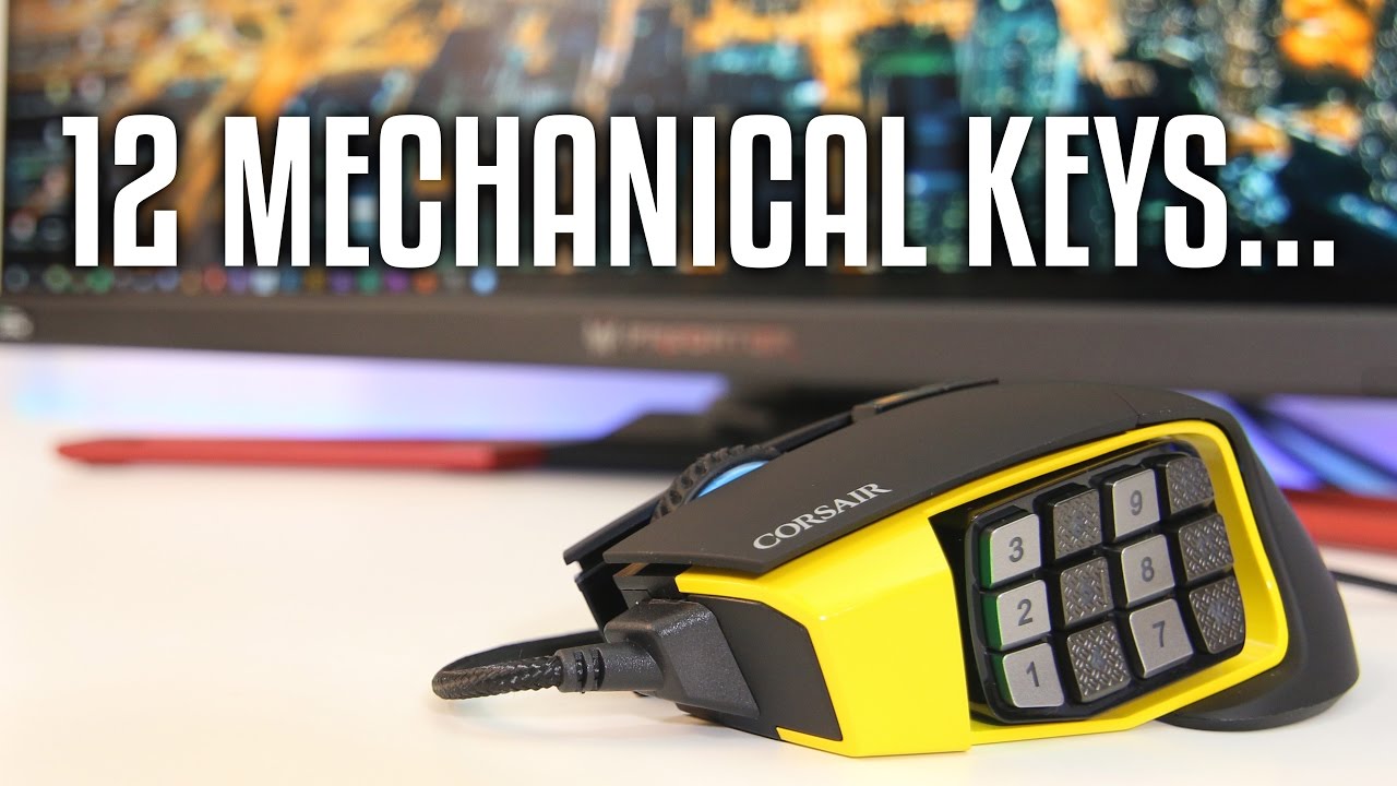 Corsair Scimitar PRO RGB - Best MOBA/MMO Mouse?