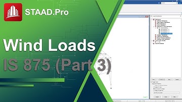 Generating Wind Loads in STAAD.Pro according to the IS 875 (Part 3)