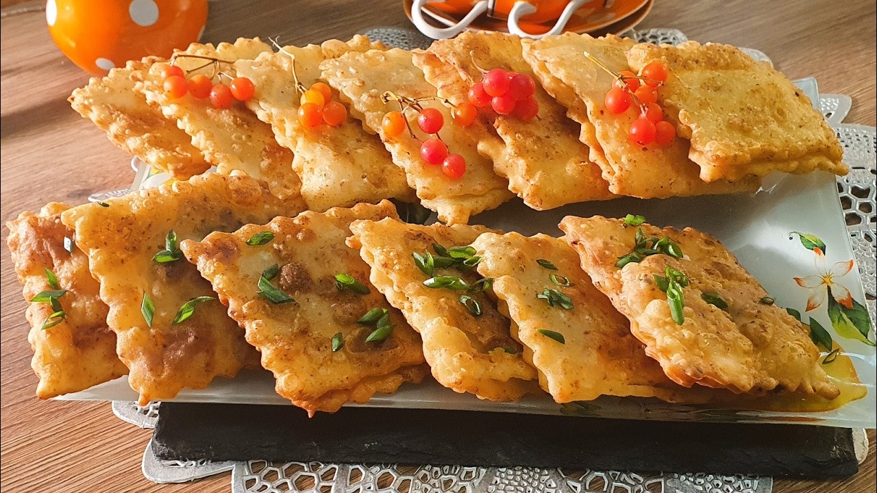 Творожные подушечки с грибной и творожной начинкой