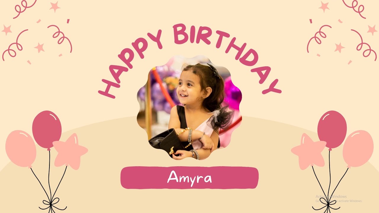 Amyra's 2nd Birthday Celebration | Cinematic Film | Lucknow | Mecheye Studios