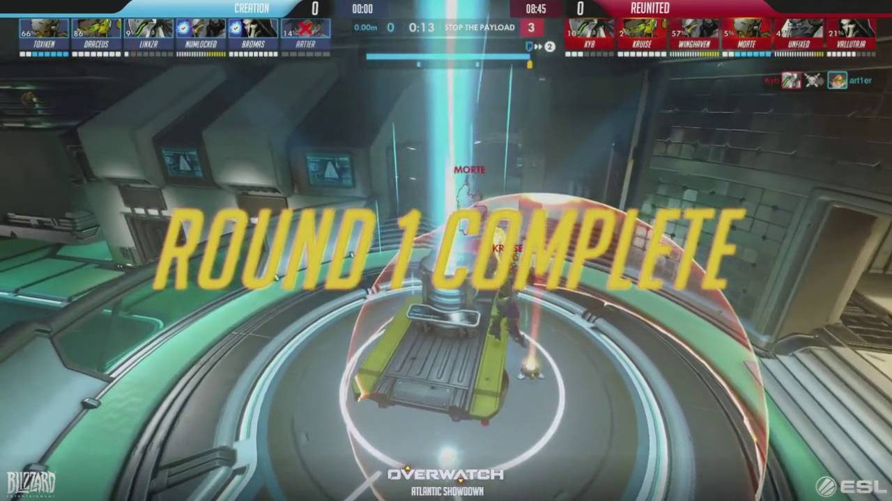 [Overwatch] Creation eSports vs Reunited.gg (02.08.2016) | ESL Overwatch Atlantic Showdown